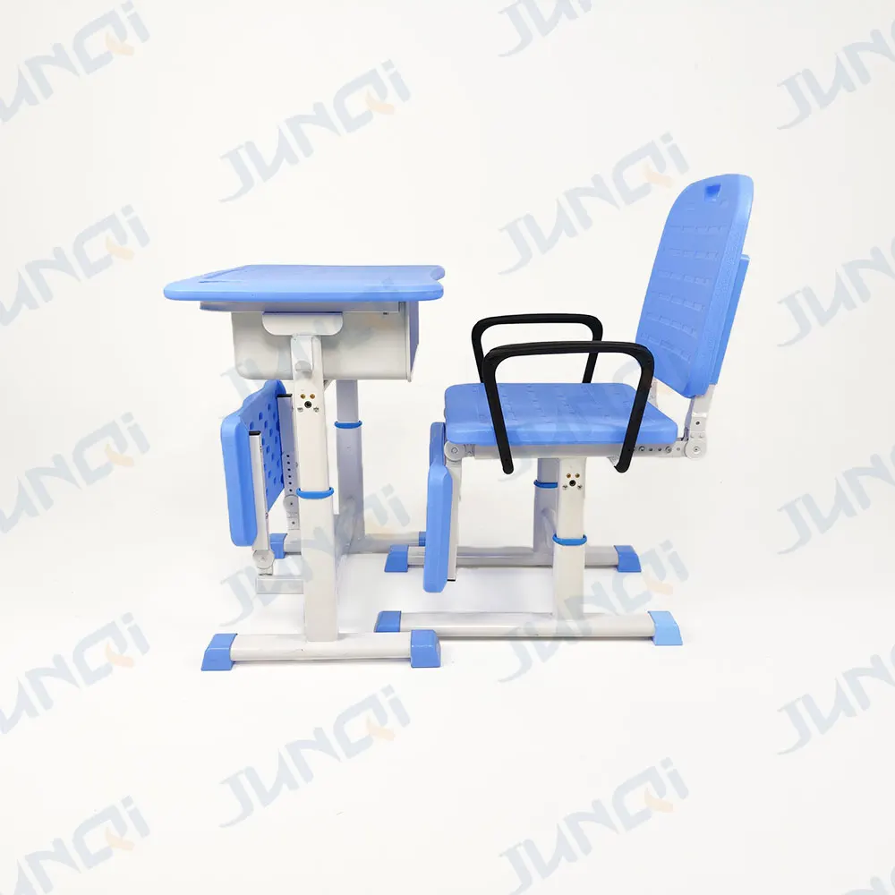 Junqi School Furniture Design Wooden Top Lie Down Student Desks And