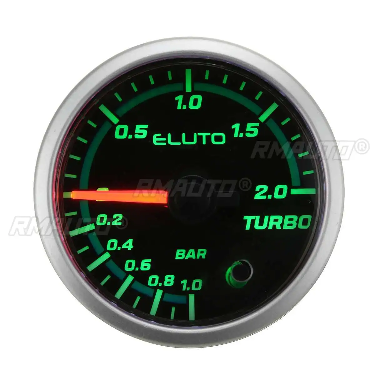Jauge Turbo Boost 52mm ETOPARS - Indicateur De Suralimentation LED 7 Couleurs - Universel 12V Pour Voiture