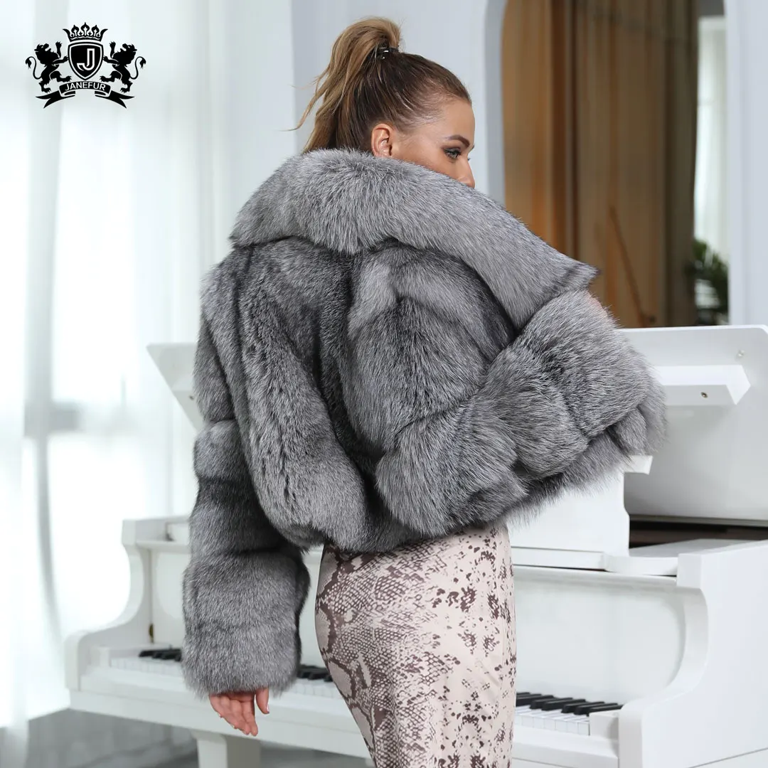 ジャケット・アウター rosemuse fullfy faux fur short coat gray FAUX FUR SHORT COAT - Gray | ZARA United States