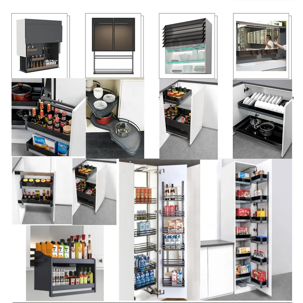 ROEASY Pantry Organization and Storage for Kitchen Smart Intelligent Elevator Kitchen Cabinet Pantry Organization and Storage