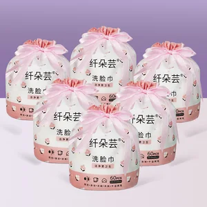 Highly Absorbent Disposable Compressed Portable Round Face Towel Individually Packaged for Home Use