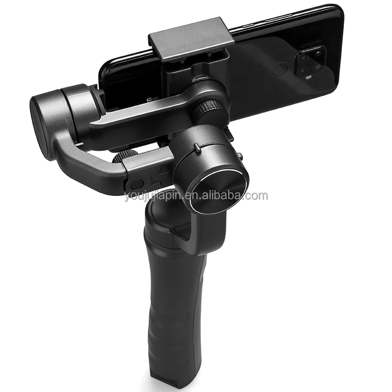 F6 3 Axis Smartphone Gimbal Handheld Stabilizer Selfie Stick with Mini Tripod Face Tracking Shooting Stabilizer for Mobile Phone