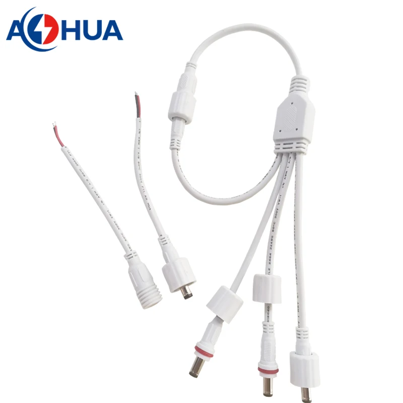 AOHUA IP65 Waterproof Male Female M13 2 Pin Dc Connector Plugs for Led Lighting