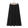 Falda midi negra