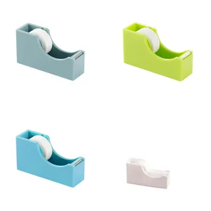 Hot Selling Custom School Supply Stationery Set Easy-to-Cut Plastic Tape Dispenser and Ripper for Office or Classroom Use