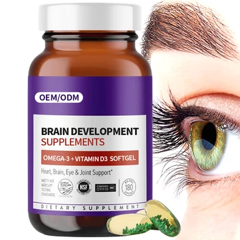 Best Selling Products 2023 OEM Private Label Heart Joint Eye  And Brain Health Supplement Omega 3 Vitamin D3 Softgels