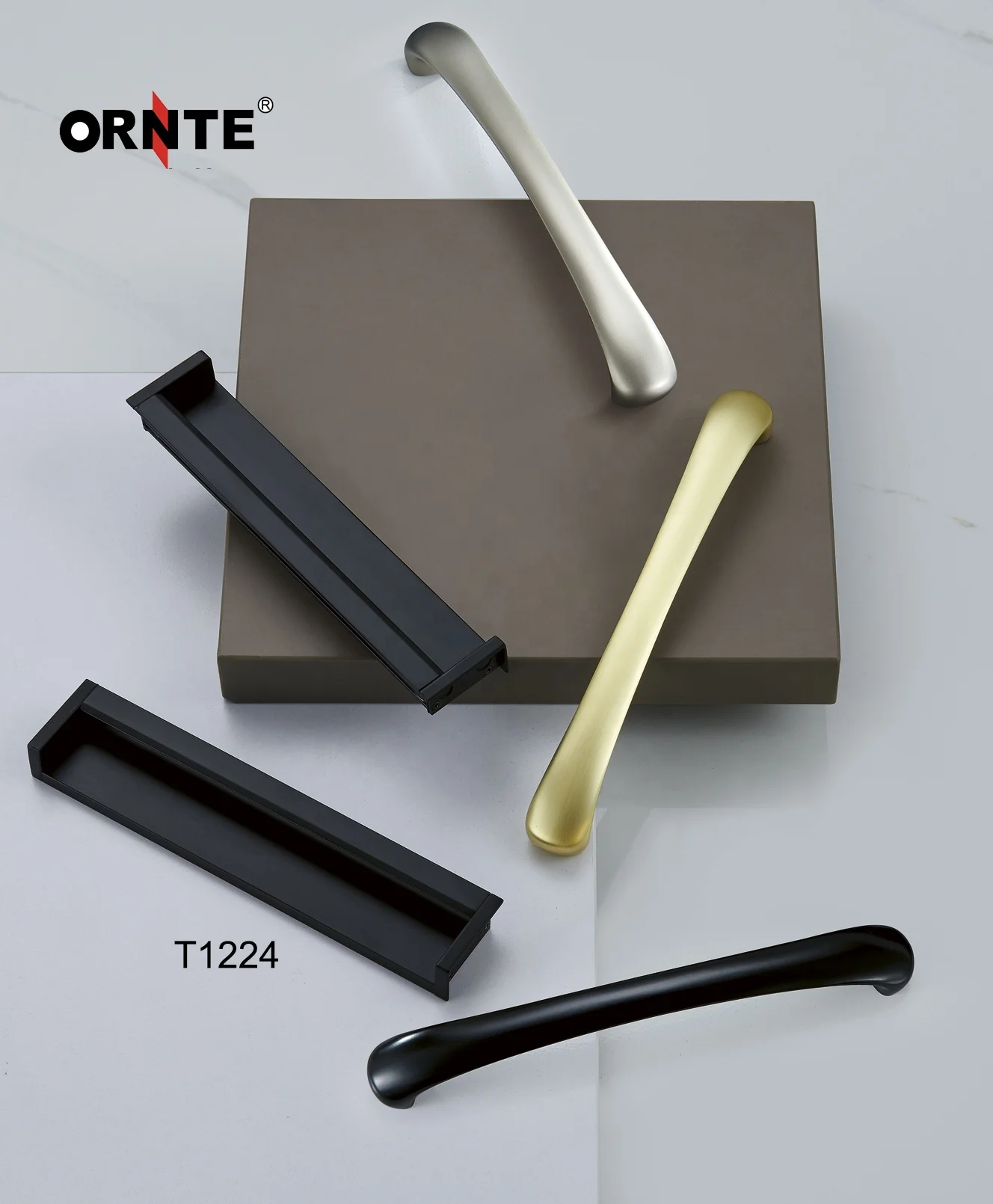 Современный черный квадратный стержень с ручками