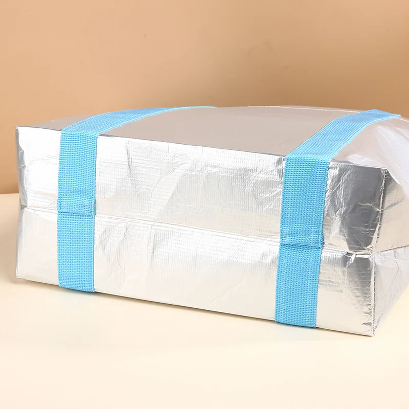 product wholesale reflective style rpet foldable tote bags sleek sturdy roomy carry bags for catering services casual picnic supplies-15