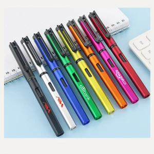 Factory Wholesales Good Touch Feeling Plastic Gel Pen with Customized Logo Printing