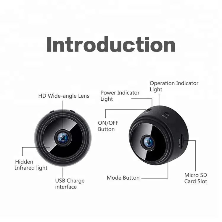 Hot APP Hidvcam Loop Video Wireless CCTV HD IP Mini Camera Wifi Without Wire