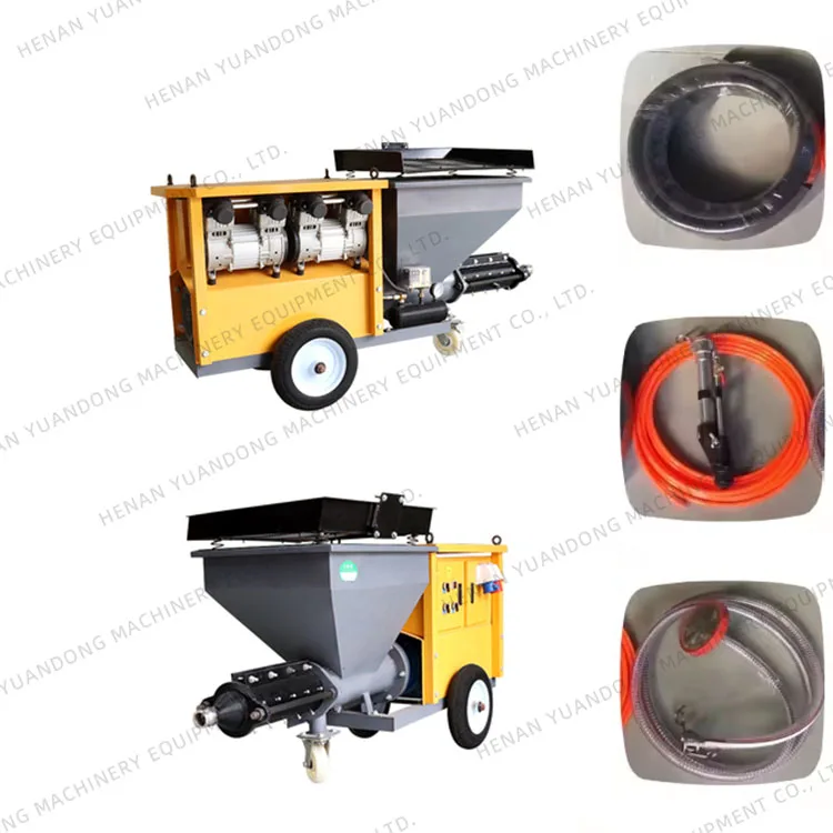 High Output Concrete Mortar Spray Machine Diesel Cement Mortar Spraying Plaster Large Discharge Machine