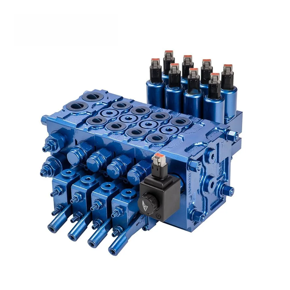 5-way Sectional Hydraulic Directional Control Proportional Valve with 5 ...