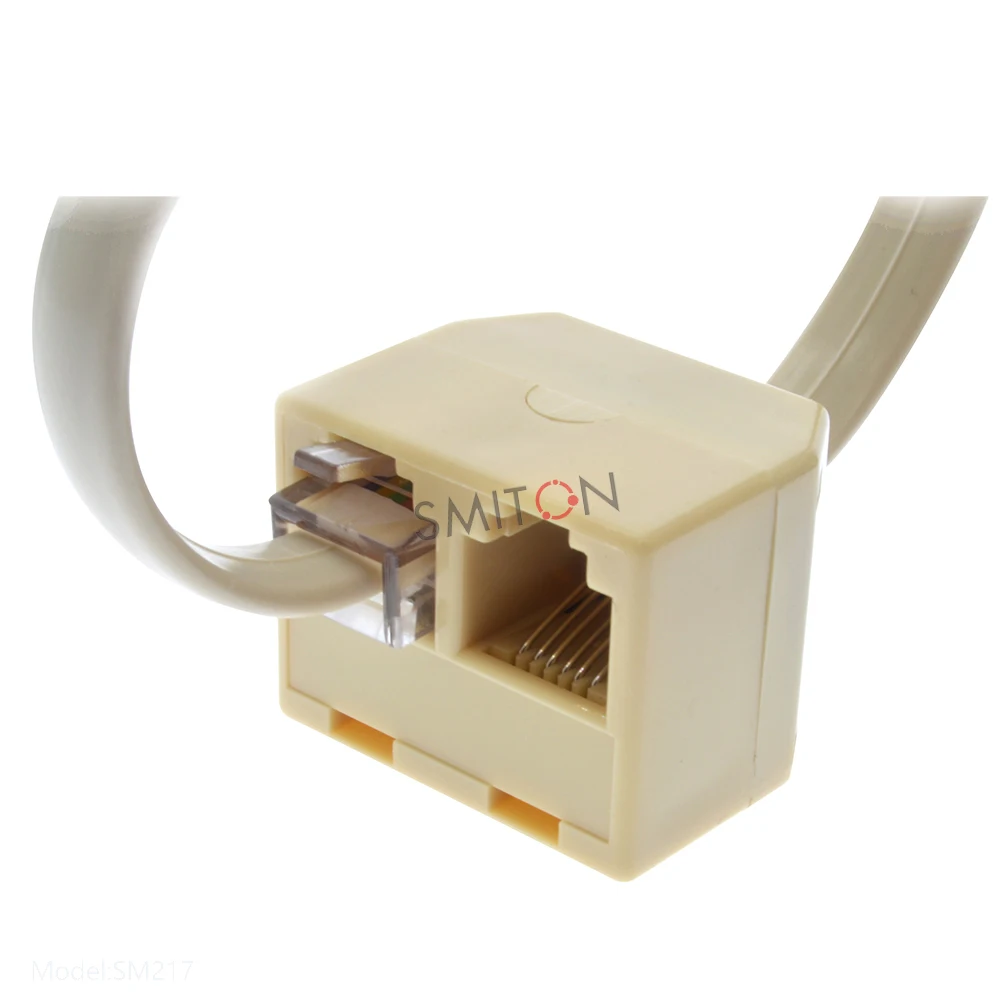 RJ12 Splitter Adapter Efficient Telephone Line Management