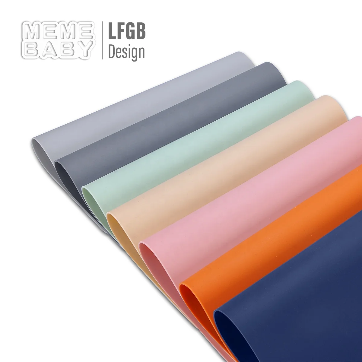Eco Friendly Sublimation Non Slip Table Mat Pad Waterproof Silicone Table Place Mats