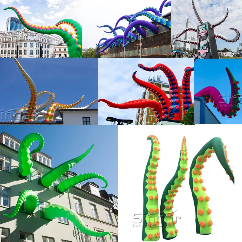 Outside Building Decoration Giant Inflatable Octopus Tentacle 10ft 13 ...