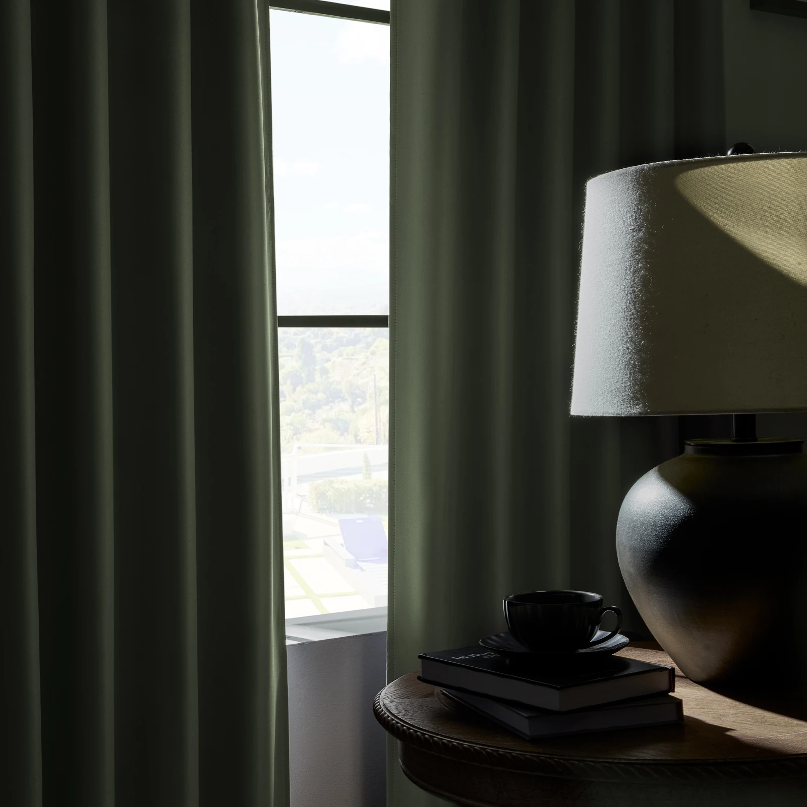 Tende per finestre in stile bohémien verde salvia per camera da letto e soggiorno, lunghe 160