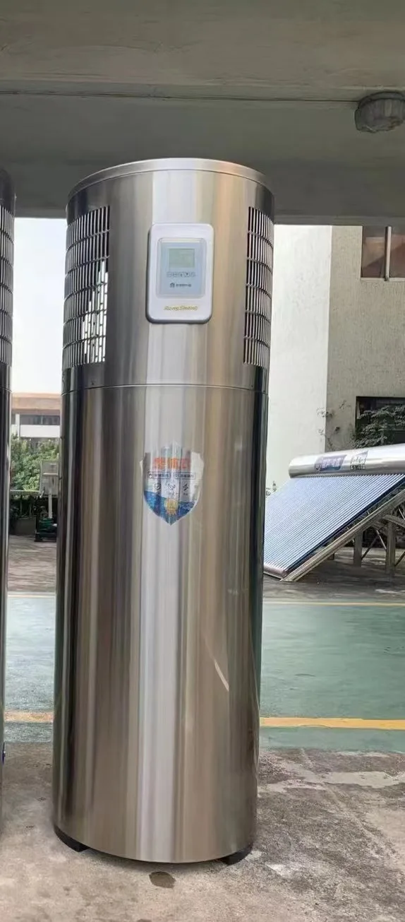 150 L All-in-One Stainless Steel Sheet Air Source Heat Pump Electric for Outdoor Household & Hotel Use