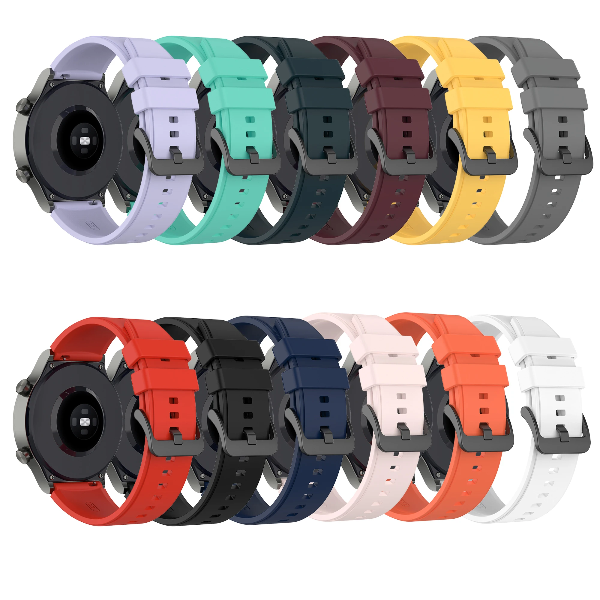 Watch Band 22mm Genuine Leather Strap For Huawei Gt 2 Gt2 Pro Watch Strap  Replacements Honor Magic 1 2 46mm Watch Mens Strap - Watchbands - AliExpress