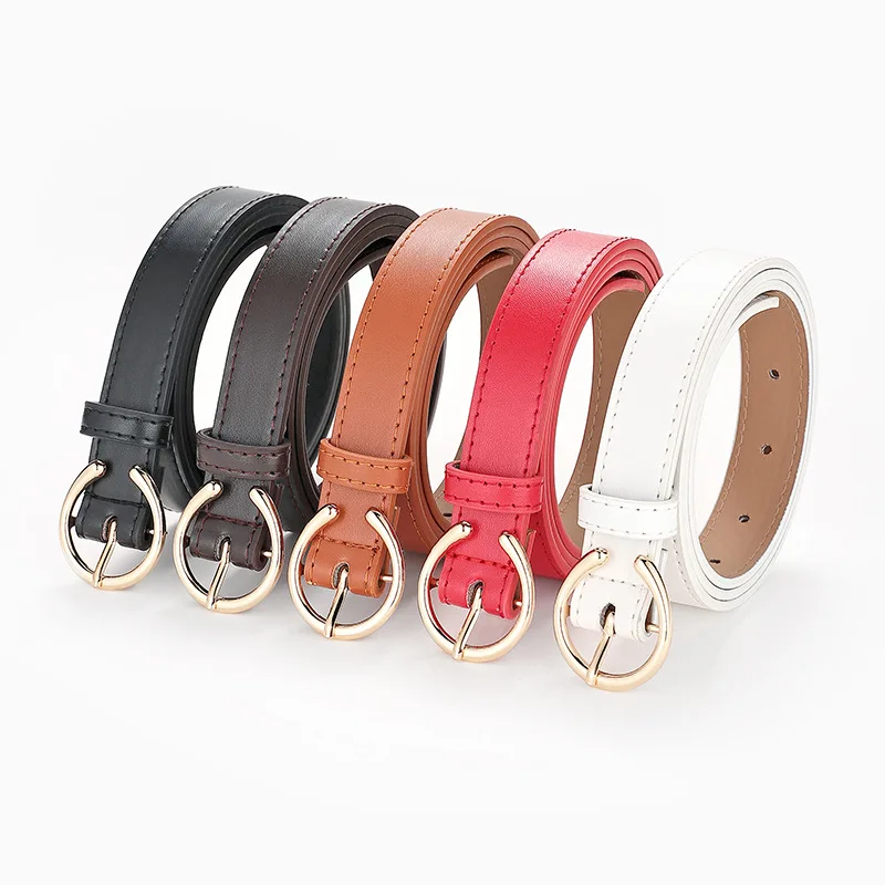 Women Pu Leather Belt For Jeans Pants 
