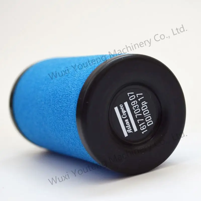 Atlas Copco Compatible DD DDP17 Cylinder Inline Air Compressor Filter Model 1617703907/2901061300