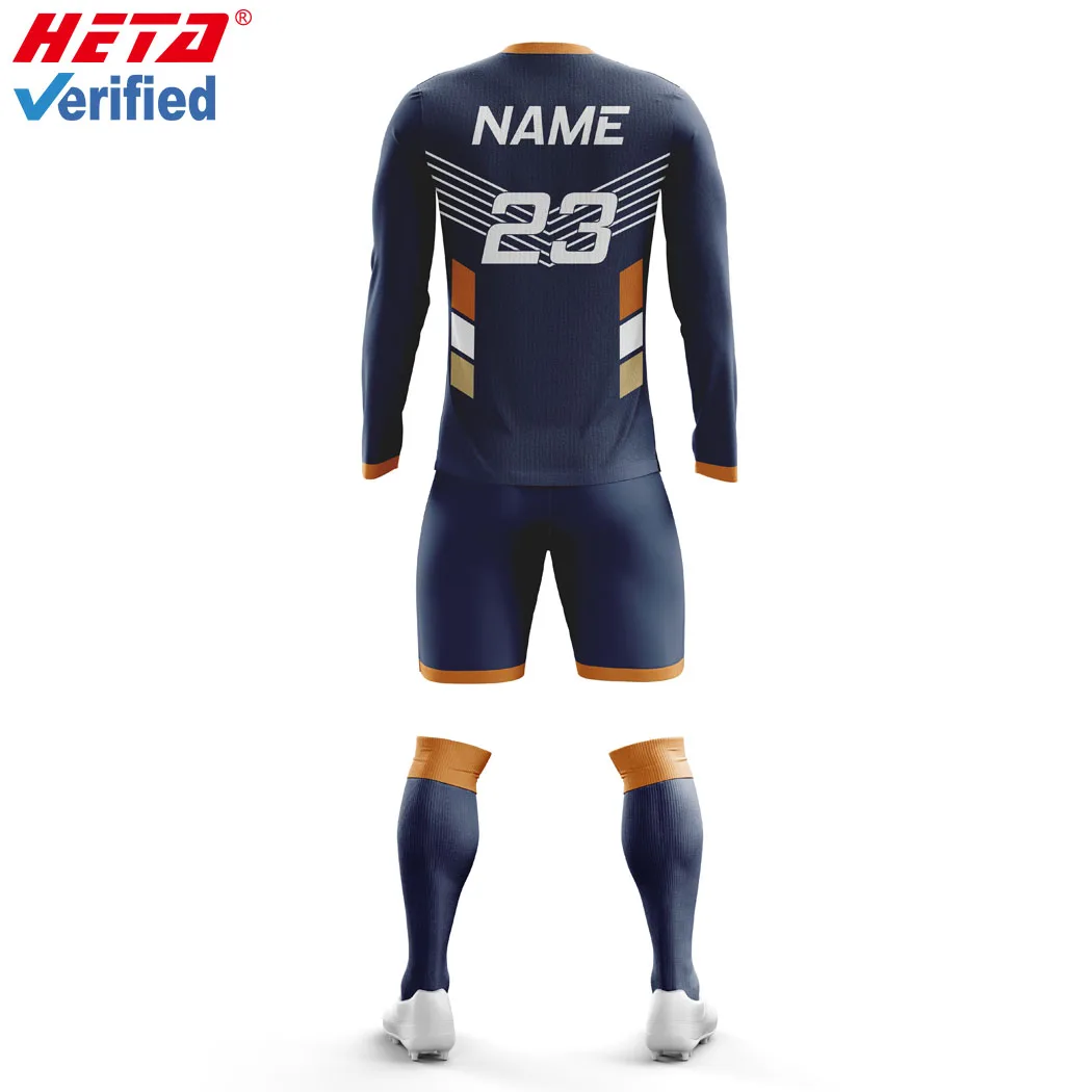 Wholesale Retro American Football Shirts Wear Training Soccer Cheap Quick  Dry Long Sleeves Goalie T Shirt Custom Goalkeeper Jersey Shorts Set - China  Patchwork Football Suit and Printed Letter Soccer Jerseys price