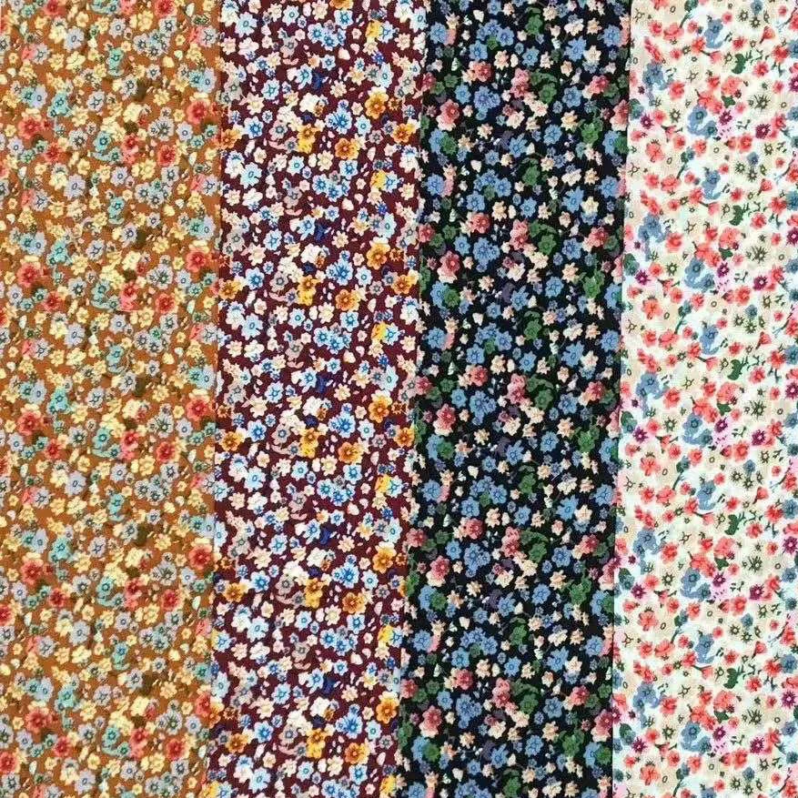 Cheap Soft Flower Home Textile Printed Rayon Fabric for Dress