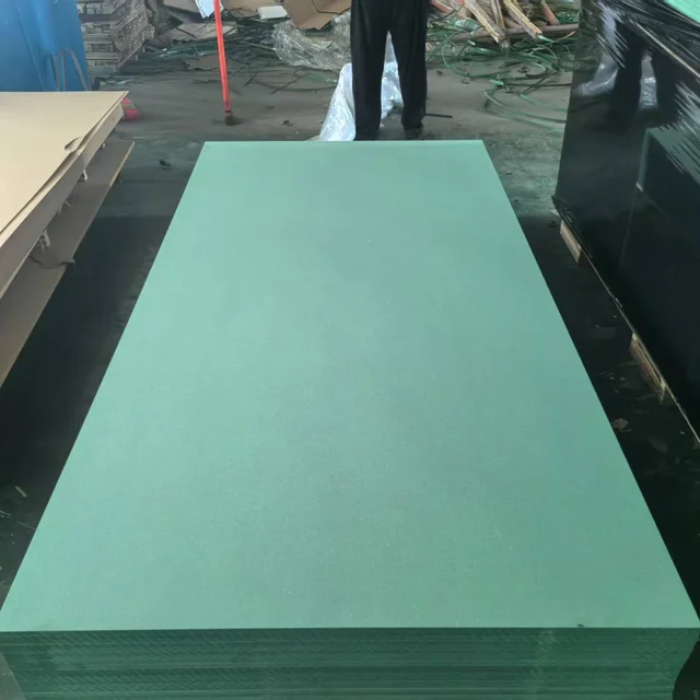 Modern Waterproof MDF Board 18mm Eco-Friendly Wood Fiber Hardboard Glossy Sanded Surface Moisture E1 Formaldehyde for Cabinets