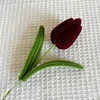 #4 dark red tulip