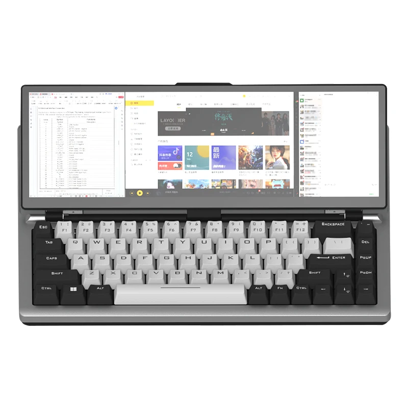 Alibaba.com: Wired gaming mechanical keyboard with 12.3-inch touch ...