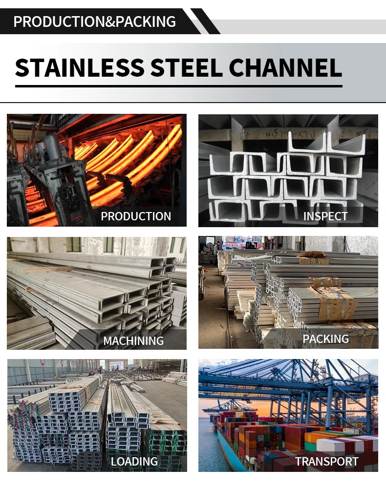 Steel processing accessories galvanized U beam steel U groove structural steel C groove/C profile manufacturer's price manufacture