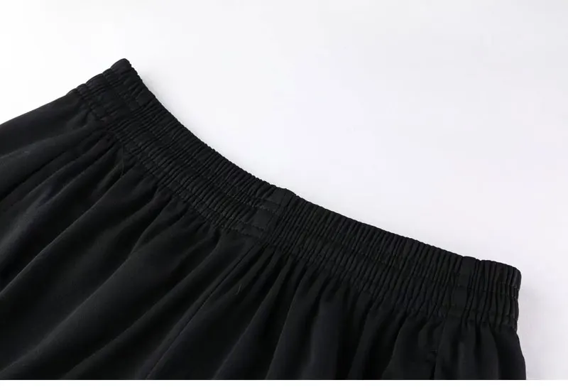 Men Referee Jersey Custom Wholesale Soccer Jersey Set Football Shirt Training Uniform Kit Card Pockets 100% Polyester Blank