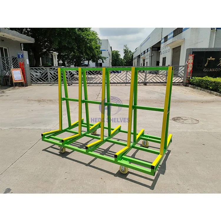 Heavy-duty Sheet Transport Rack Glass Transport Storage Rack a Frame Glass Rack for Glass Moving