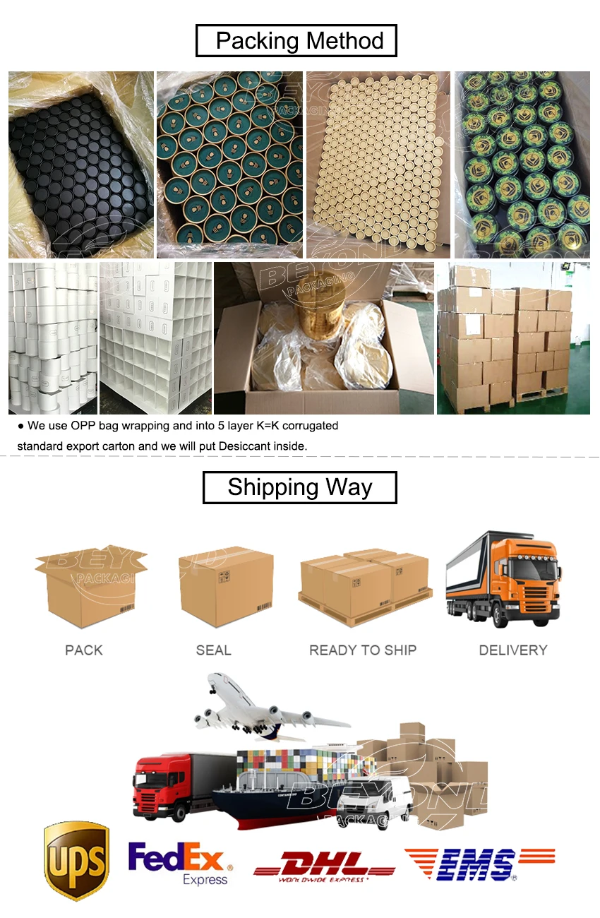 Large Diameter Cardboard Shipping Tube/mailing/postal Packaging Tube