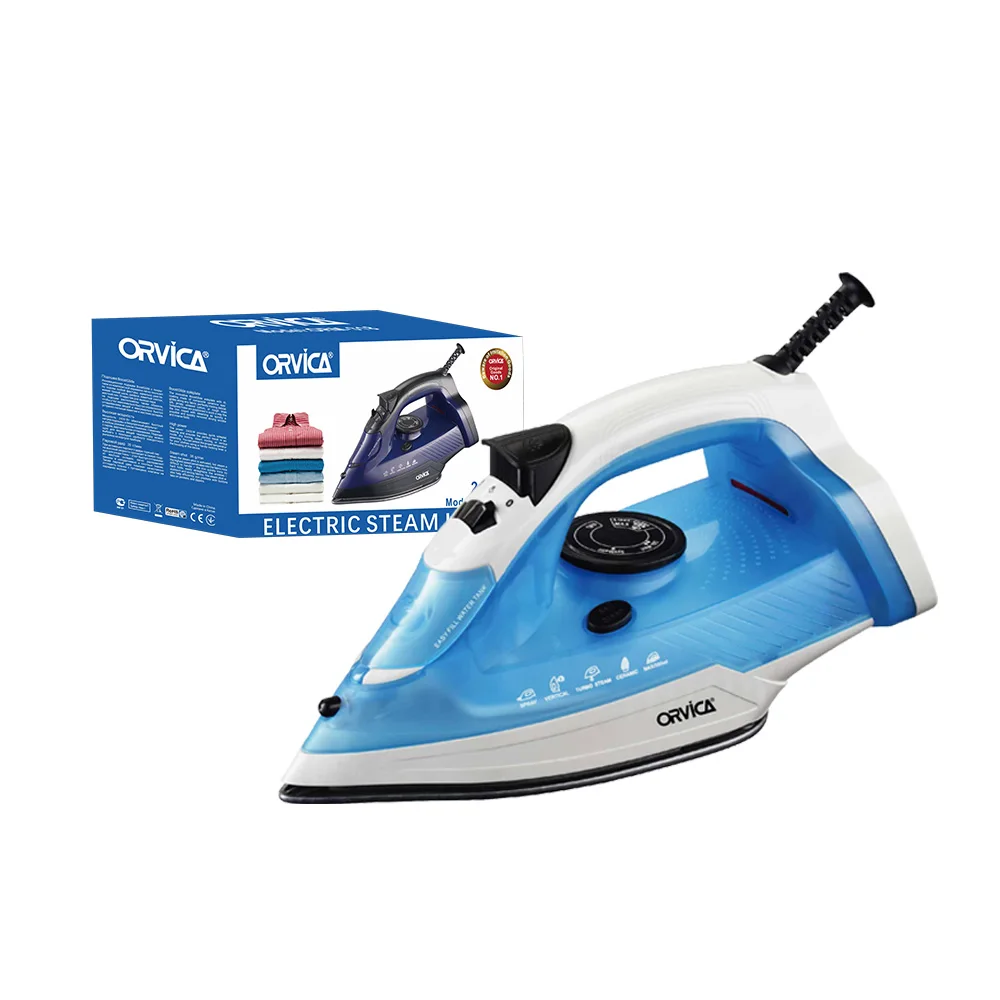 Fer vapeur ORVICA ORM-318 avec plaque en cramique - 1 an garantie Fer vapeur ORVICA ORM-318 avec plaque en cramique - 1 an garantie