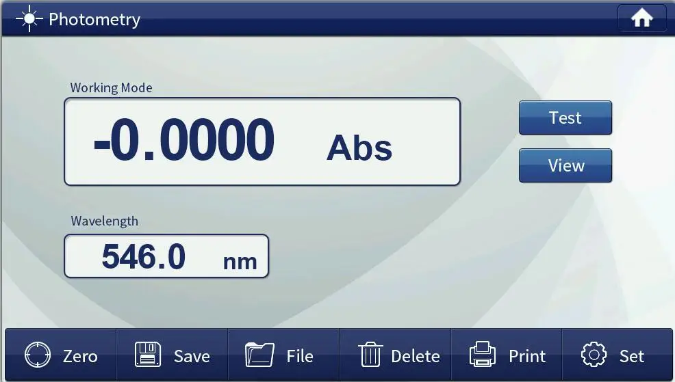 Peak Laboratory Benchtop Double Beam Scanning Uv Vis Auto Zero Digital