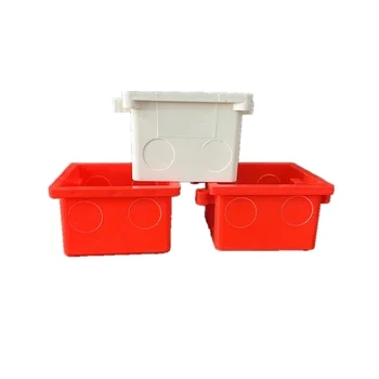 Pvc Electric Switch Socket Box Self-tapping Plastic Junction Box - Buy ...
