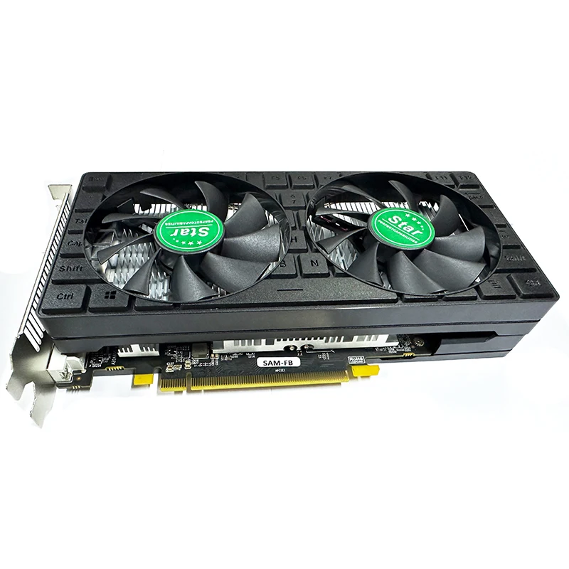 Competitive Price RX580 8GB GPU Graphics Card with Fan Cooler for Desktop PC aperçu 4