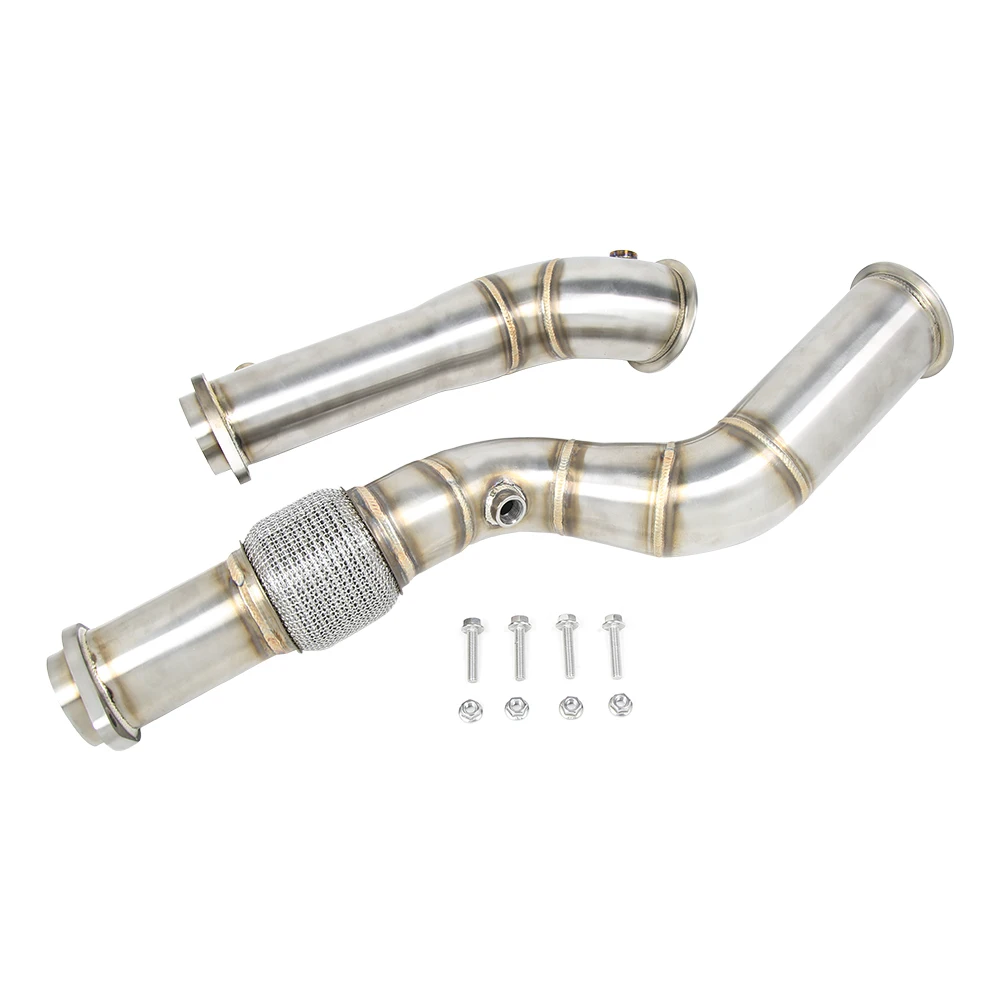 BMW G80 M3 G82 M4 S58 Exhaust Downpipe 304 Stainless Steel Material High Performance Tig Welding