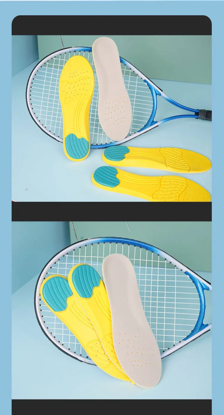 Sports Insoles PU Cushion Breathable Shoe Pads