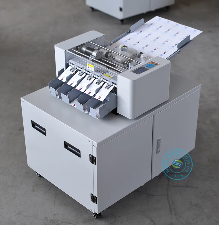 Automatic Business Card Printer And Cutter Edge Diecutting Machine. A3