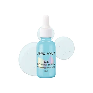 Private Label Coconut Even Skin Tone Smooth Facial Skin Shine Glow Self Tanner Face Tanning Serum