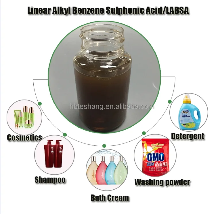 Linear Alkyl Benzene Sulphonic Acid Labsa 96 For Detergent Powder