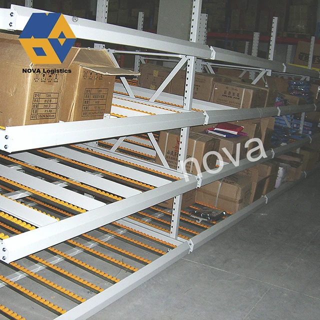 NOVA Carton Shelving Carton Flow Through Rack Warehouse Storage Carton Flow Racking Systems