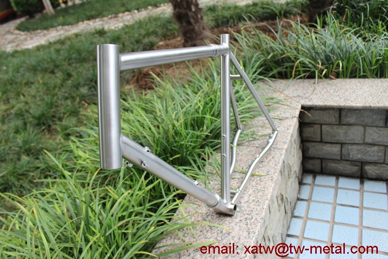 XACD Made Ti Cyclocross Frame with Coupler Titanium Gravel Bike Frame with Coupler
