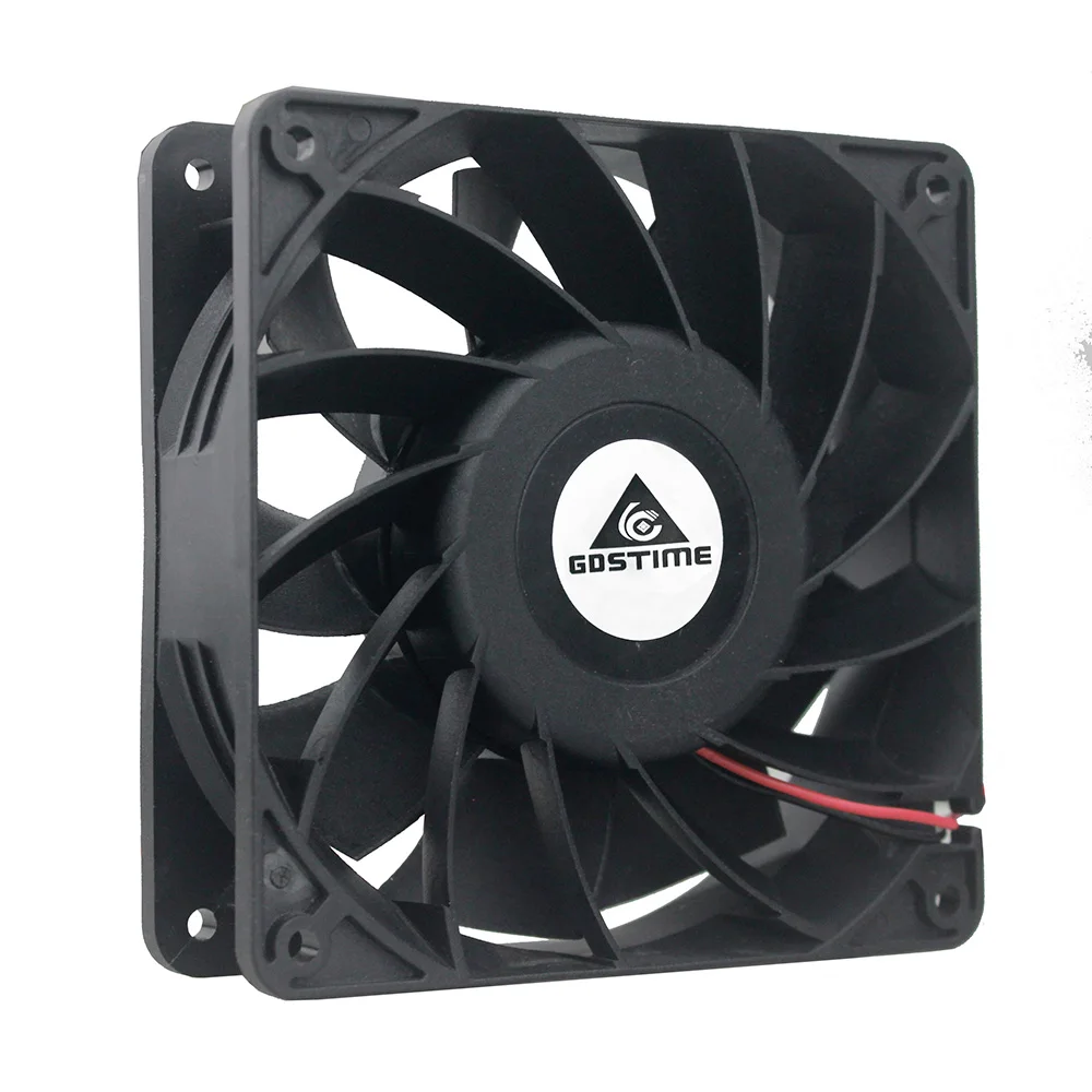 GDT 120x120x38MM 120mm PWM FG DC Control Exhaust Axial Fan UPS Power Fans Waterproof IP68