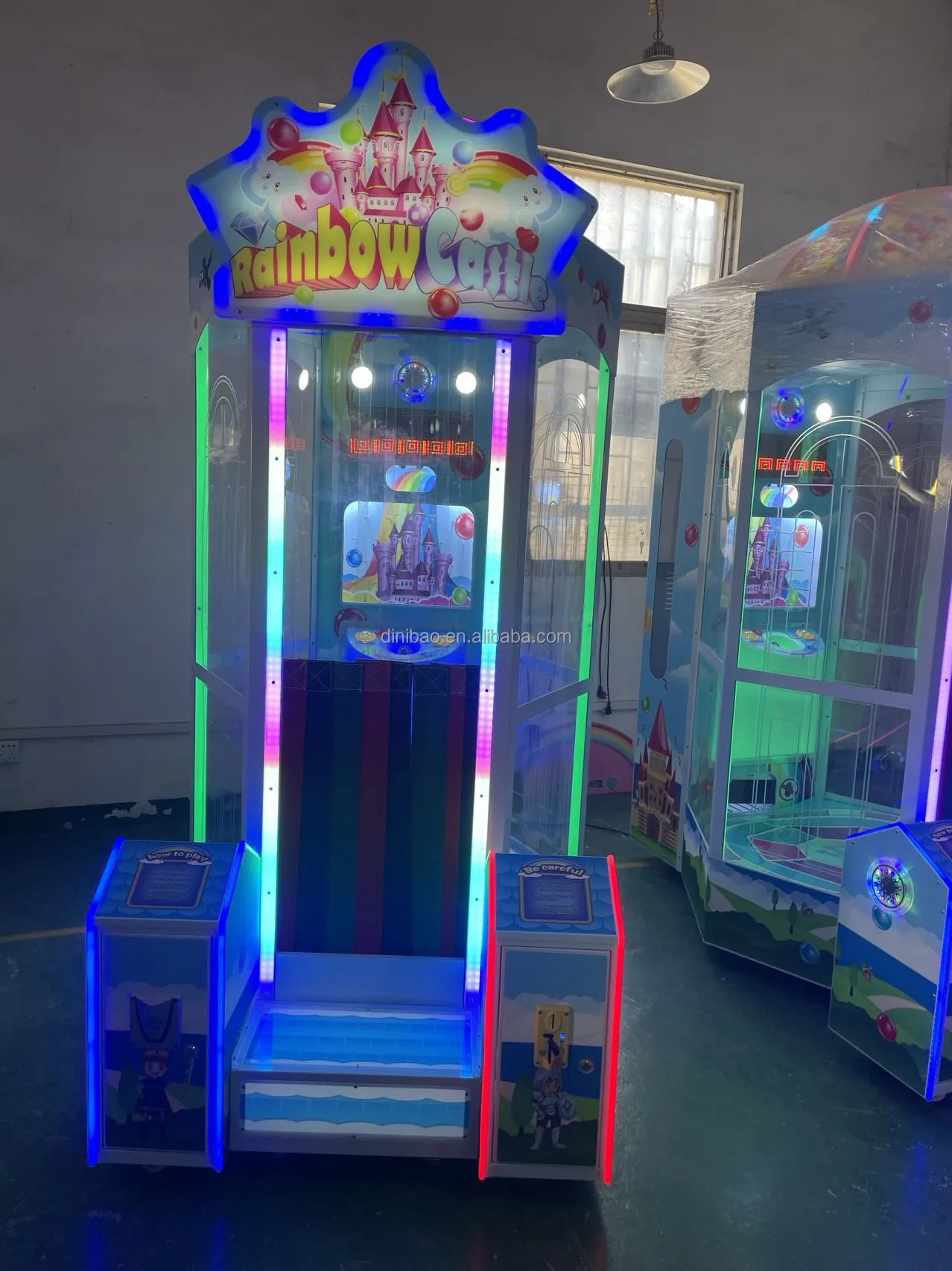2025 New Design Arcade Coin Operated Redemption Machine Ticket Vending Machine Rainbow Castle for Sale