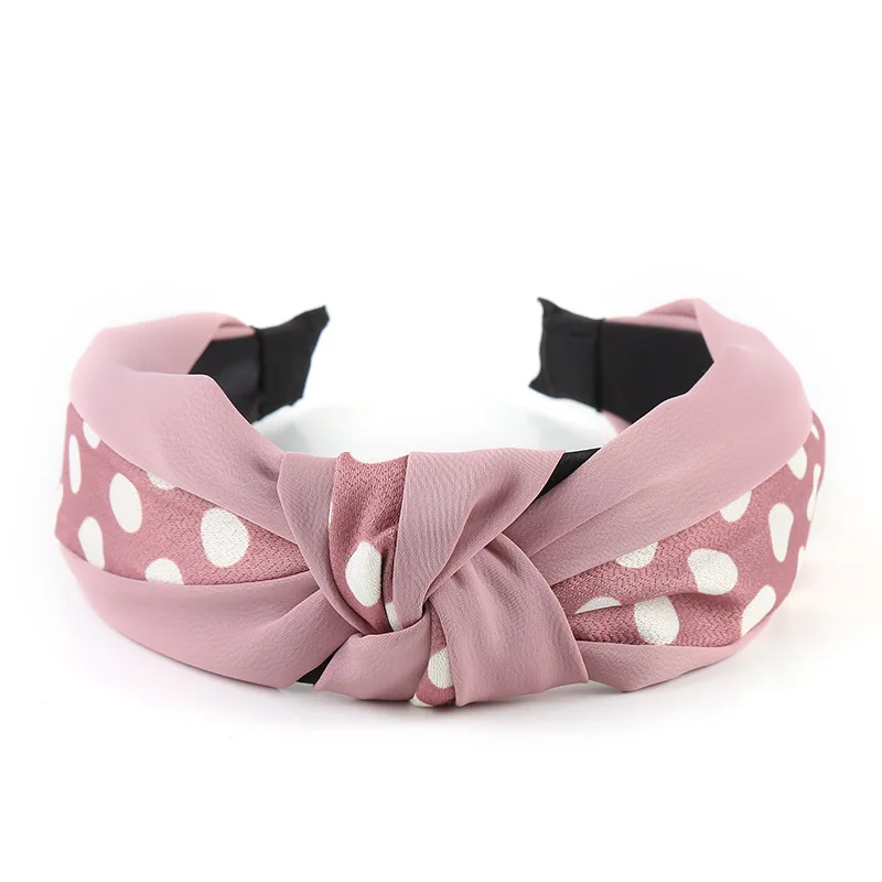 
 2020 Модная красочная тканевая повязка для волос с узлом  