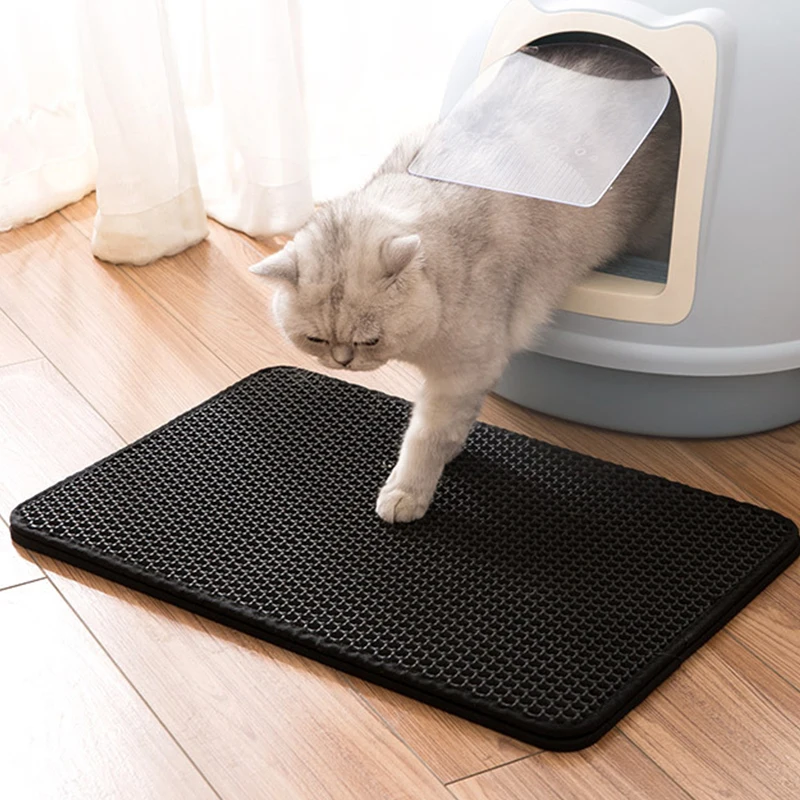 Custom Non Slip Waterproof Clean Eva Double Layer Cat Litter