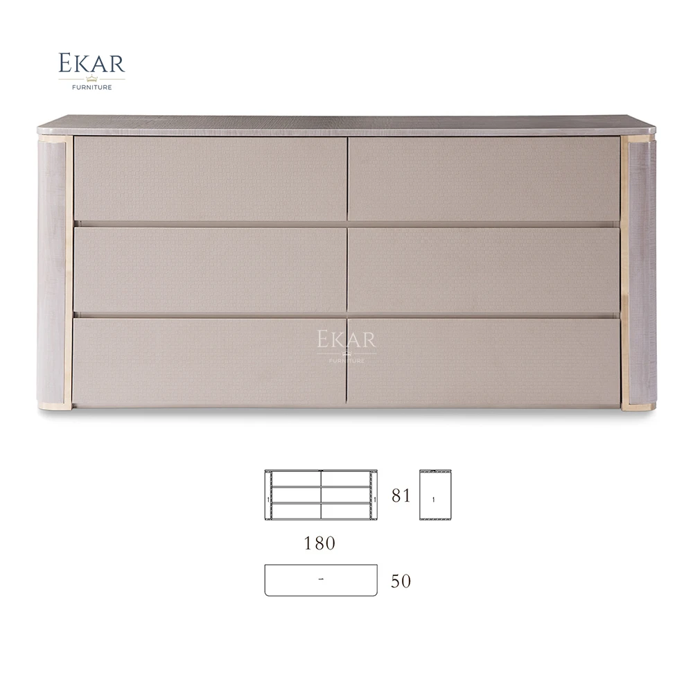 product embossed steel hardware chest of drawers   stylish storage cabinet with crystal accents-63