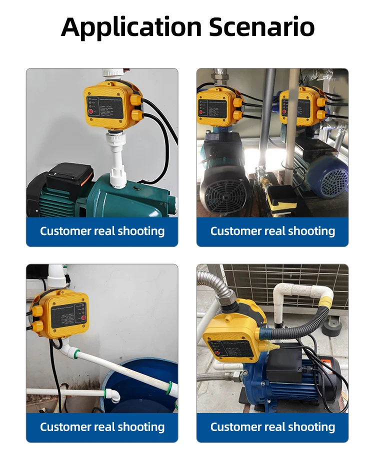 Intelligent Water Pump Controller Water Flow Electronic Pressure Switch for Booster Pumps